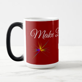 Caneca Mágica Vermelho Torna A Dívida Obsoleta Mug Político