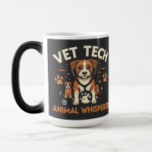 Vet Tech Animal Whperer Cute Puppy Stethoscope