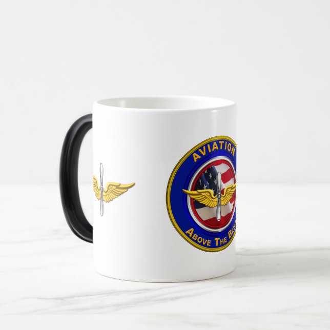 Caneca Mágica Veterano da Aviação do Exército (Frente Esquerda)