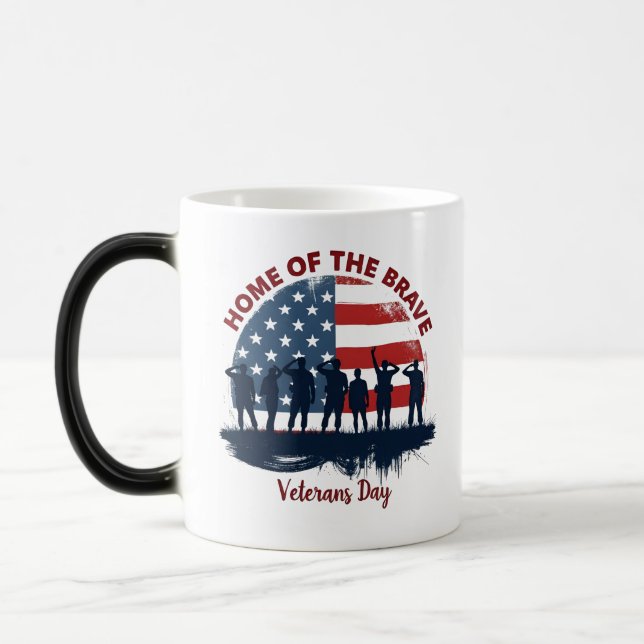Caneca Mágica Veterans Day Patriotic Tee (Esquerda)