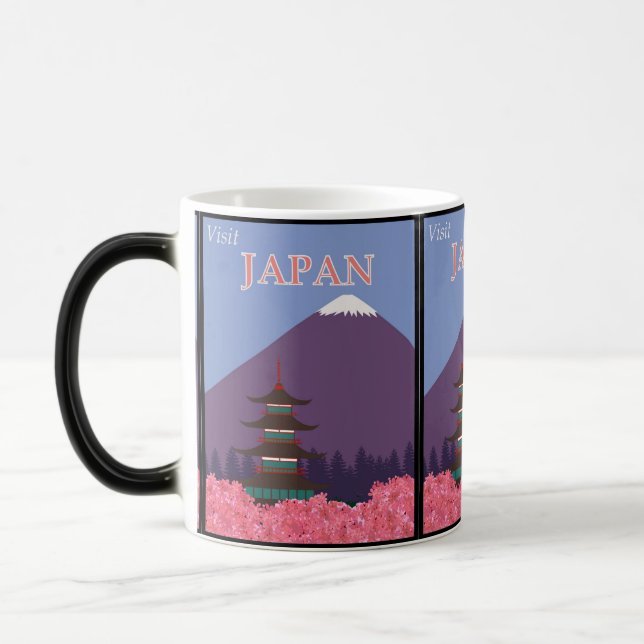 Caneca Mágica Viagem Japan Monte Fuji (Esquerda)