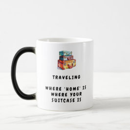 Caneca Mágica Viajando: onde 'casa' está a sua mala