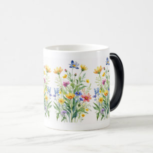 Caneca Mágica Vidraça Selvagem em Arte de Canvas Texturizada