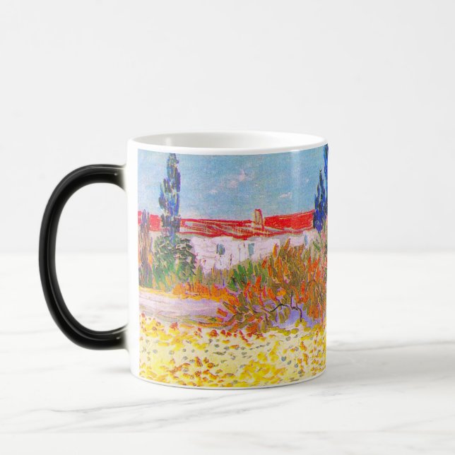 Caneca Mágica Vincent Van Gogh Flor Garden (Esquerda)