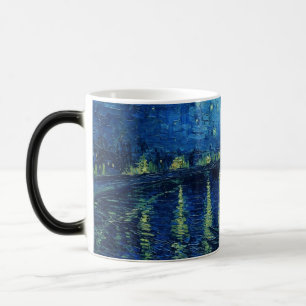 Caneca Mágica Vincent Van Gogh - Noite Estrelada sobre o Rhone
