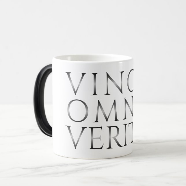 Caneca Mágica VINCIT OMNIA VERITAS - Luz (Frente Esquerda)