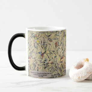 Caneca Mágica Vintage Paul Klee Abstrato - Mundo Torna-se Arte