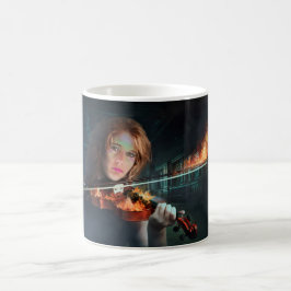 Caneca Mágica Violino contra fogo