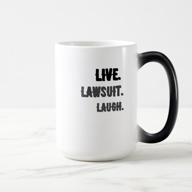 CANECA MÁGICA VIVA. FENÔMENO. RAIOS. CAFÉ MUG (Direita)