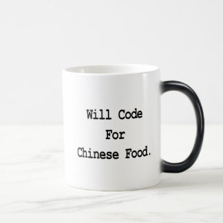 Caneca Mágica vou programar por comida chinesa