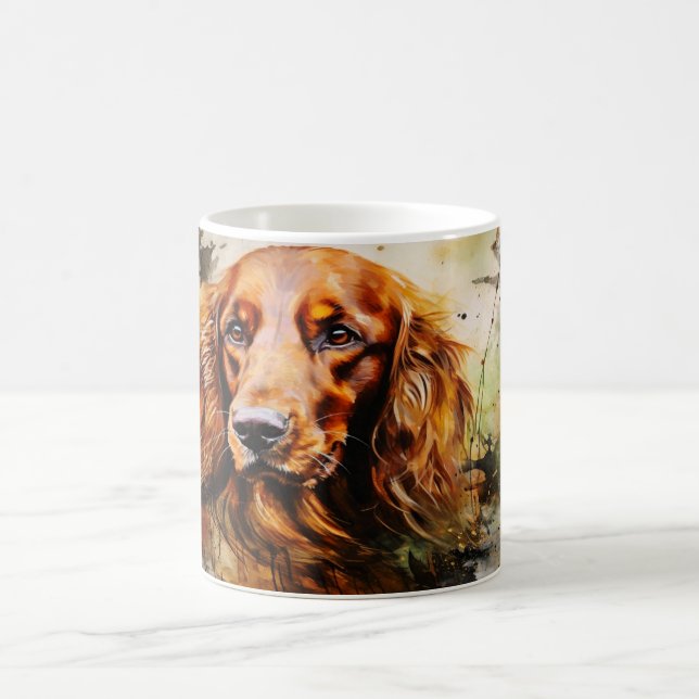 Caneca Mágica Watercolor Dog Mug Wrap (Centro)