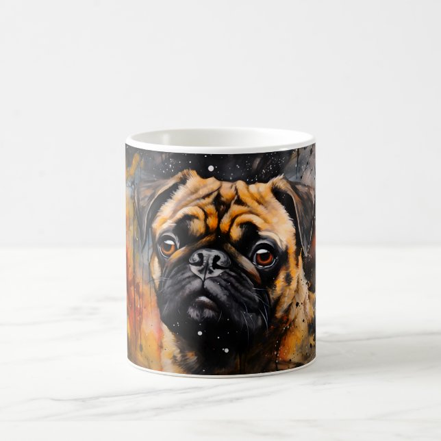 Caneca Mágica Watercolor Dog Mug Wrap (Centro)