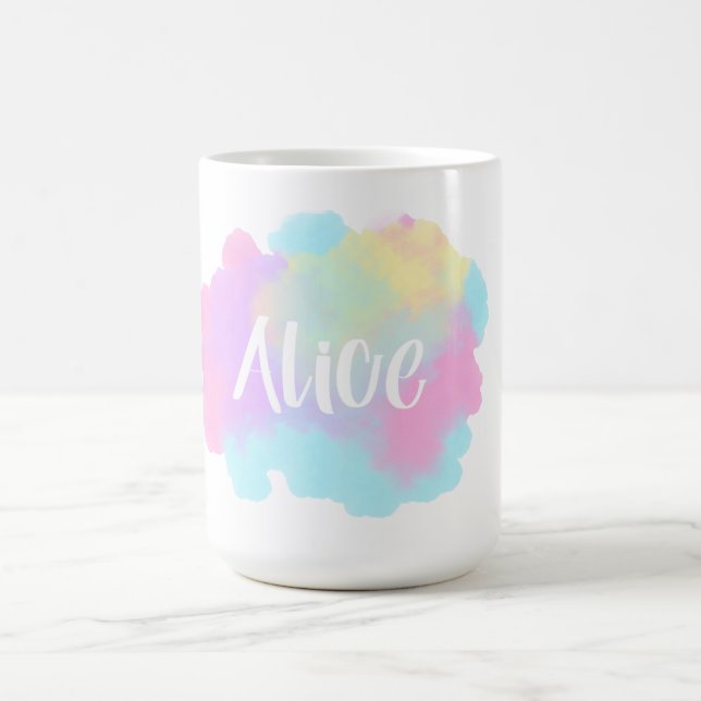 Caneca Mágica Whimsy com Aquarela: Delícia Personalizada (Center)