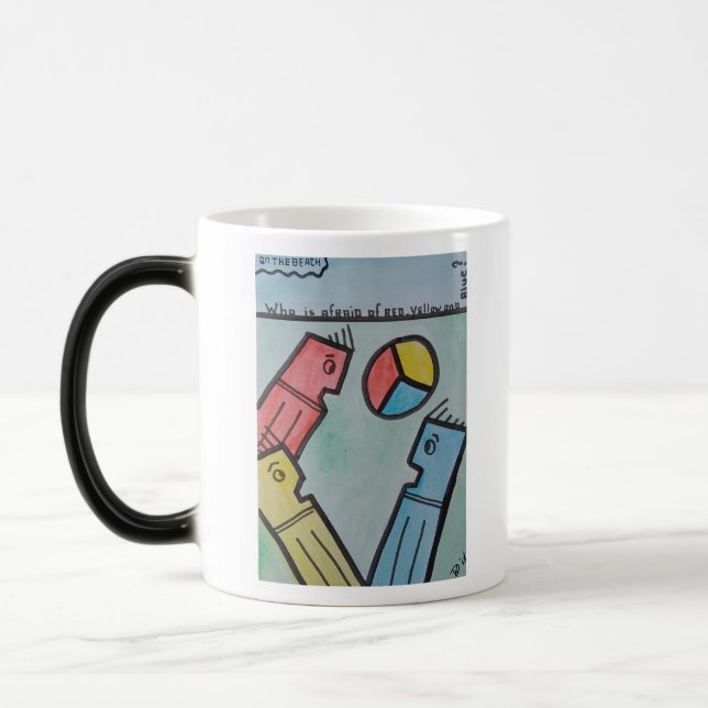 Caneca Mágica Who is afraid of red, yellow and blue? (Esquerda)