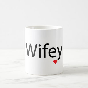 Caneca Mágica Wifey - Black/White Morphing Mug