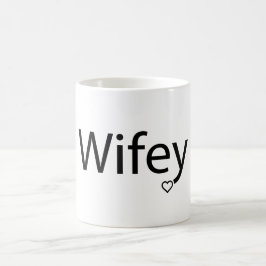 Caneca Mágica Wifey - Black/White Morphing Mug