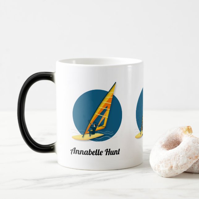 Caneca Mágica Windsurfing Magic Mug (Com Donut)