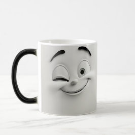 Caneca Mágica Winking Cartoon Face 3D