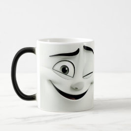 Caneca Mágica Winking Cartoon Face 3D