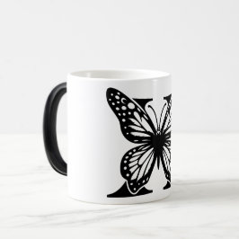 Caneca Mágica X Alphabet black butterfly