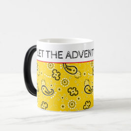 Caneca Mágica Yellow Bandana DEIXOU A AVENTURA COMEÇAR Souvenir