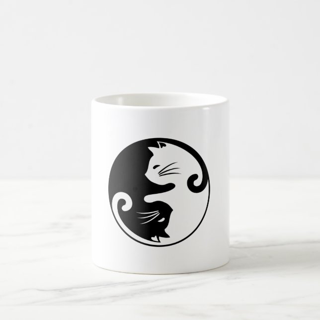 Caneca Mágica Yin yang cats (Centro)