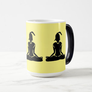 Caneca Mágica Yoga Amarelo Morphing
