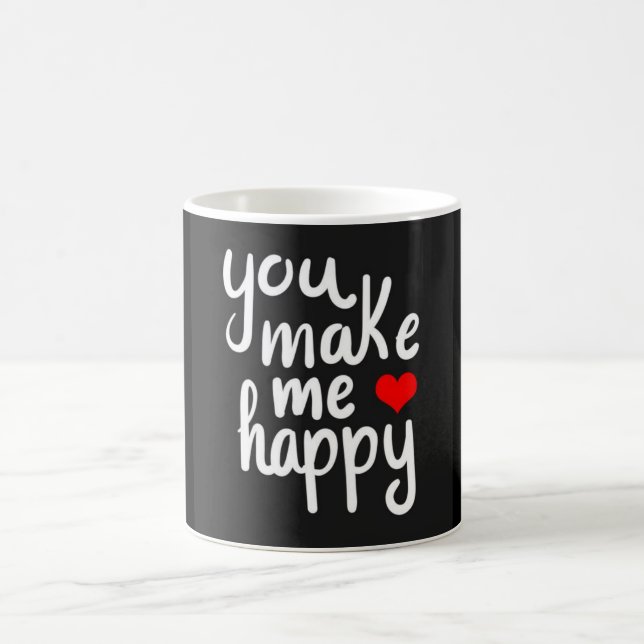 CANECA MÁGICA **YOU MAKE ME HAPPY** COFFEE MUG (Centro)