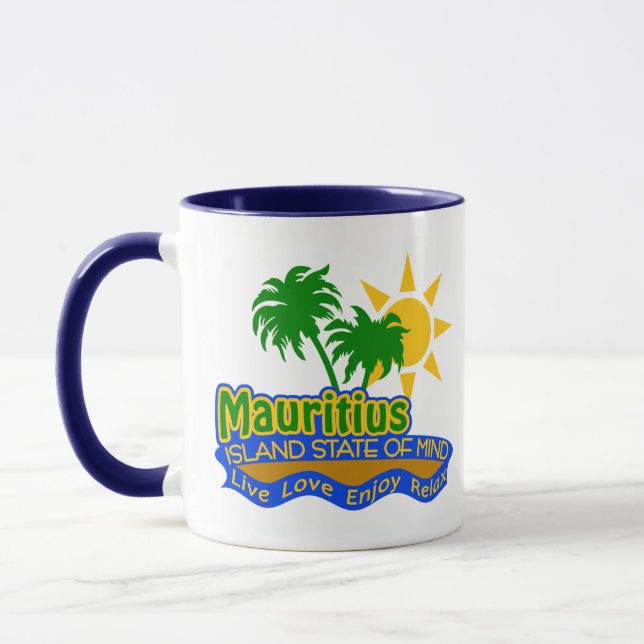 Caneca Mágicas do Estado da Maurícia - escolha o estilo (Esquerda)