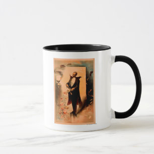 Caneca Mágico que puxa rosas fora do poster do chapéu