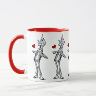 Caneca Mágico Vintage de Oz, Tinman Sorriso Feliz tem Cor