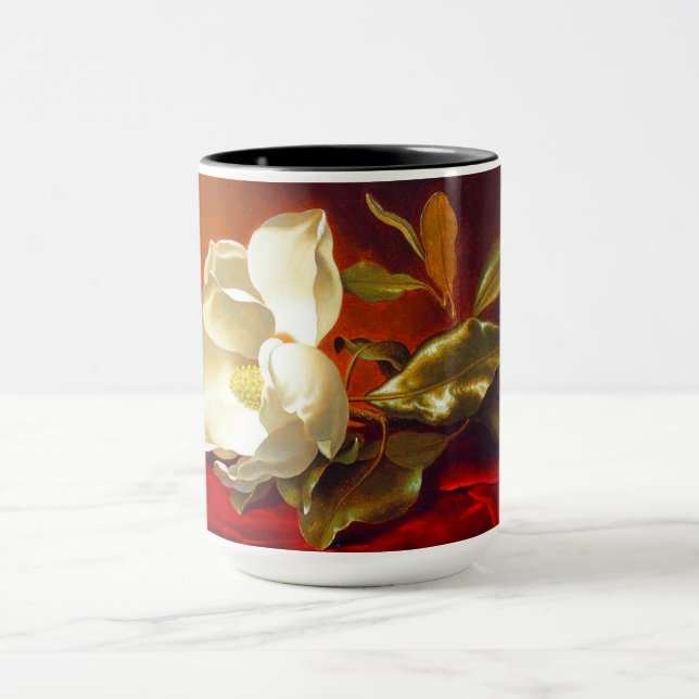 Caneca Magnolia em Red Velvet Martin Johnson Heade (Centro)