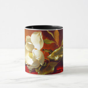 Caneca Magnolia em Red Velvet Martin Johnson Heade
