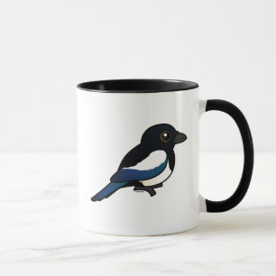 Caneca Magpie do Eurasian de Birdorable