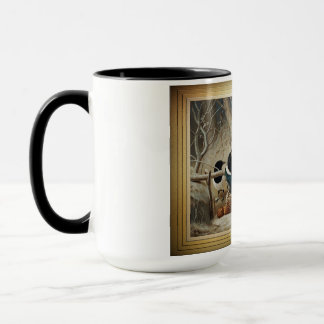 Caneca Magpies Em Torno De Uma Mulher Morto Capercaillie