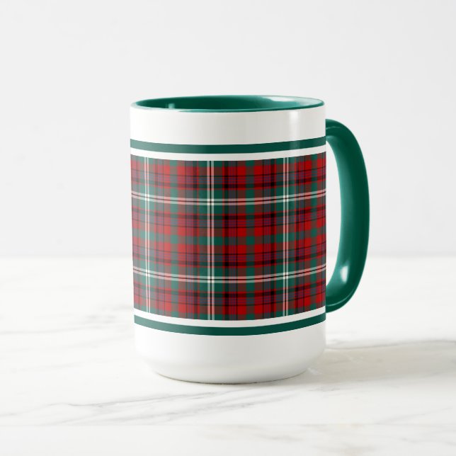 Caneca Maguire Tartan Pattern Red Xadrez (Frente Esquerda)