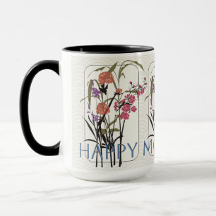Caneca Mah Jongg Flor Mug da Mãe