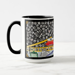 Caneca Mah Jongg Limerick Mahj Mug