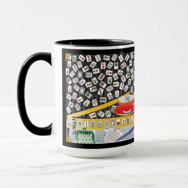 Caneca Mah Jongg Limerick Mahj Mug (Esquerda)