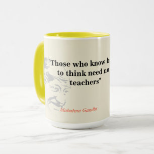 Caneca Mahatma Gandhi Cita Sobre Pensar