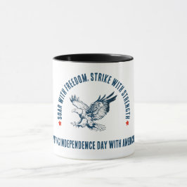 Caneca Maiestoso Bald Eagle - presente para 4 de julho