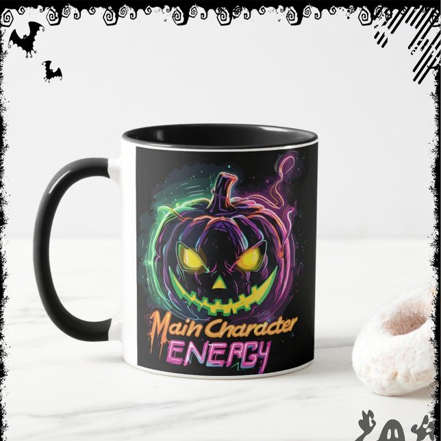 Caneca MainCharacterEnergy | ExDesigner | Halloween (Criador carregado)