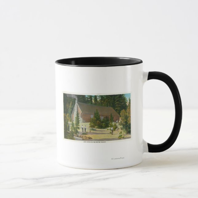 Caneca MaineView de um Log Cabin no Maine Woods (Direita)
