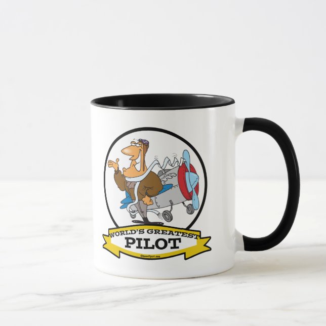 CANECA MAIOR PILOTO DO MUNDO - II CARTOON PARA HOMENS (Direita)