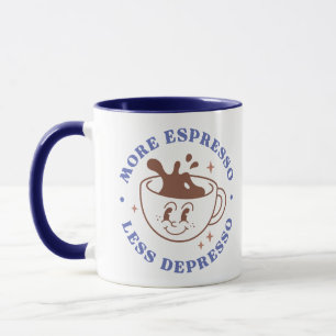 Caneca Mais Café Menos Desânimo Café Retro