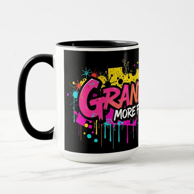 Caneca Mais Diversão Que Wi-Fi  Dia dos Avós (Esquerda)