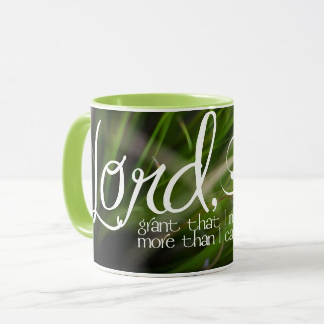 Caneca Mais do que posso realizar (Frente Esquerda)