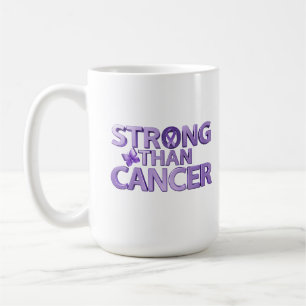 Caneca Mais Forte Que o Câncer   Café de Conscient