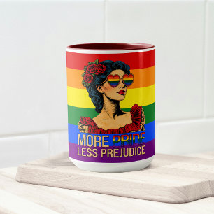 Caneca Mais Orgulho Menos Preconceito Mês do Orgulho LGBT