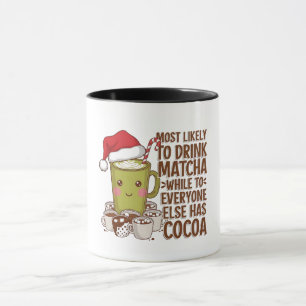 Caneca Mais Propenso a Beber Matcha Enquanto Todos os Out